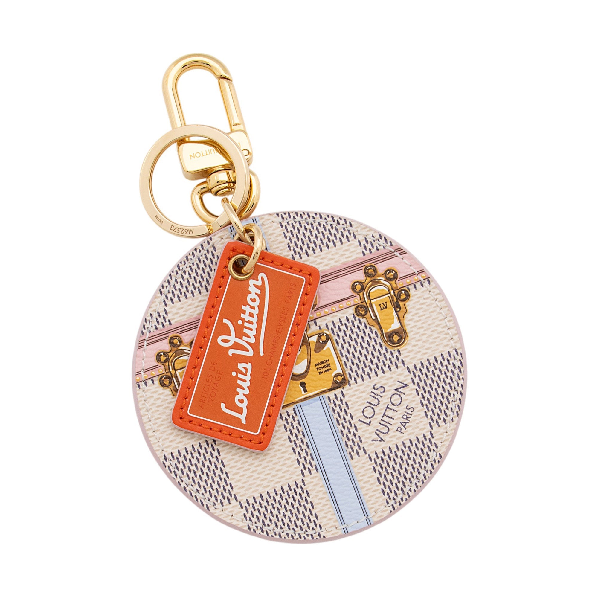 Louis Vuitton Limited Edition Damier Azur Summer Trunk Bag Charm