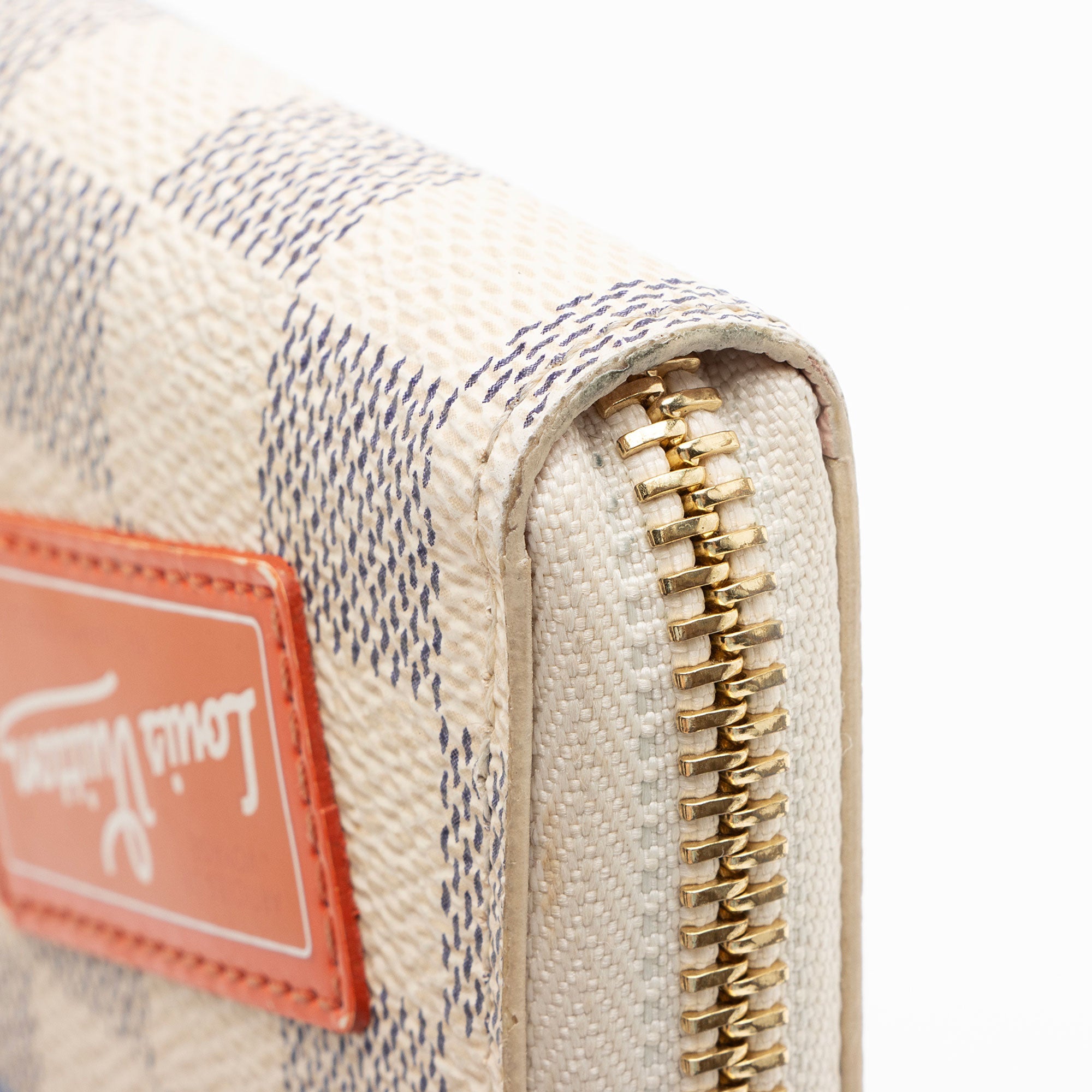 Louis Vuitton Limited Edition Damier Azur Summer Trunk Clemence Wallet