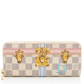 Louis Vuitton Limited Edition Damier Azur Summer Trunk Clemence Wallet