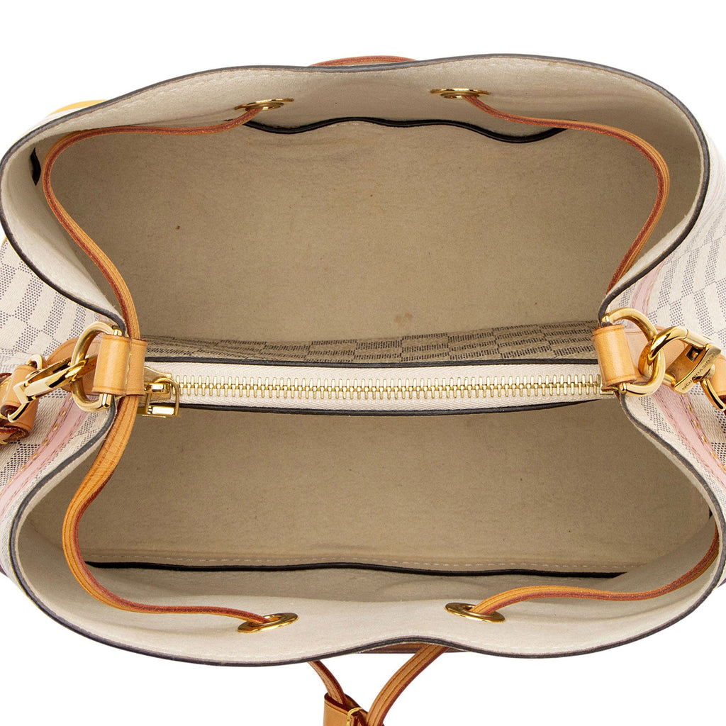 Louis Vuitton Limited Edition Damier Azur Summer Trunk Neonoe MM Shoulder Bag