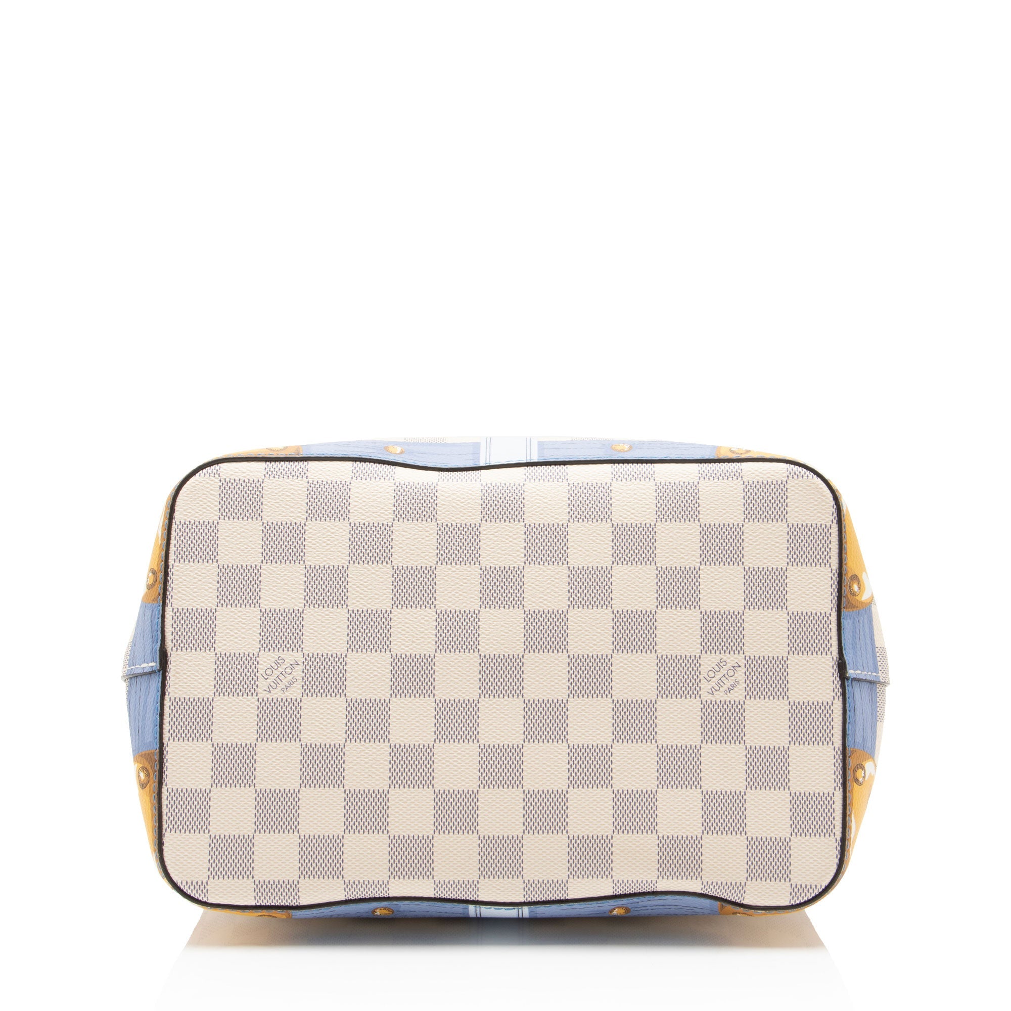 Louis Vuitton Limited Edition Damier Azur Summer Trunk Neonoe MM Shoulder Bag