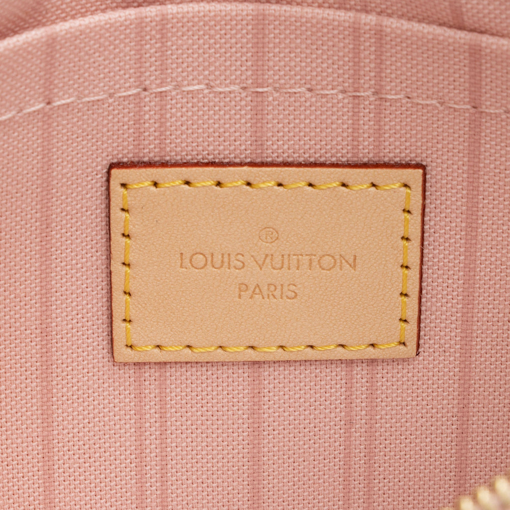Louis Vuitton Limited Edition Damier Azur Tahitienne Neverfull MM Pochette (SHF-qUgHbq)