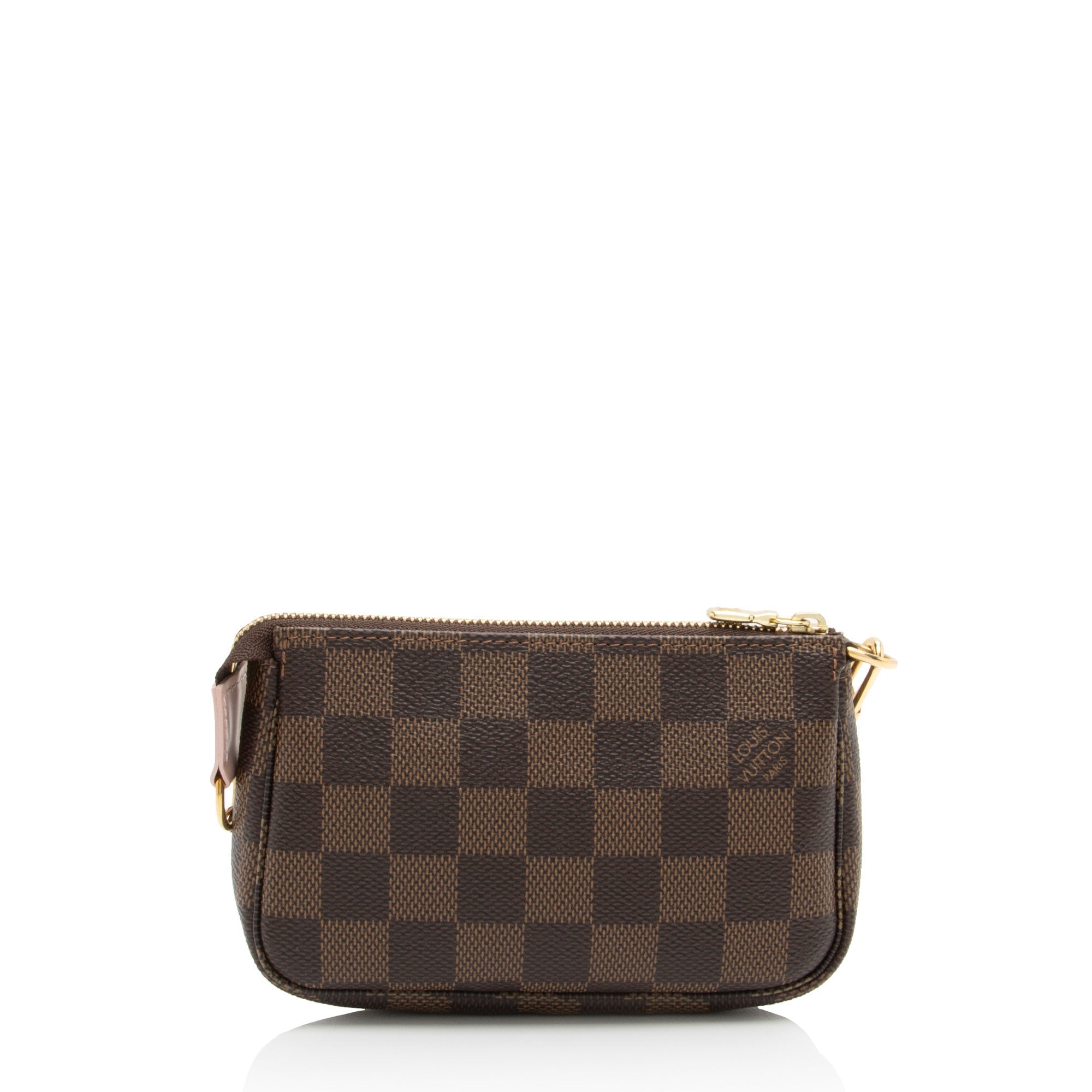 Louis Vuitton Limited Edition Damier Ebene Big Wheel Mini Pochette Accessoires (SHF-5CtGIM)