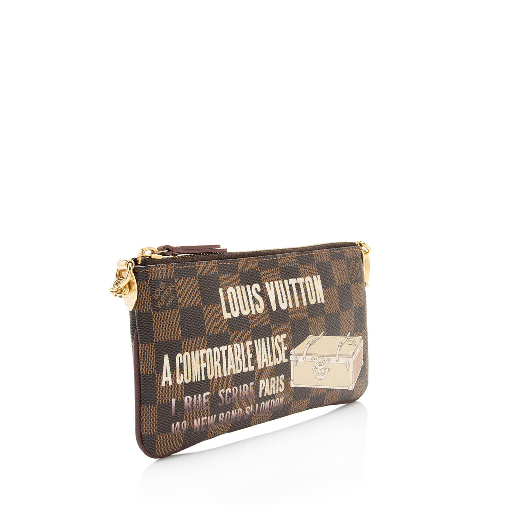 Louis Vuitton Limited Edition Damier Ebene Trunks & Bags Milla MM Pochette (SHF-NPVKKd)