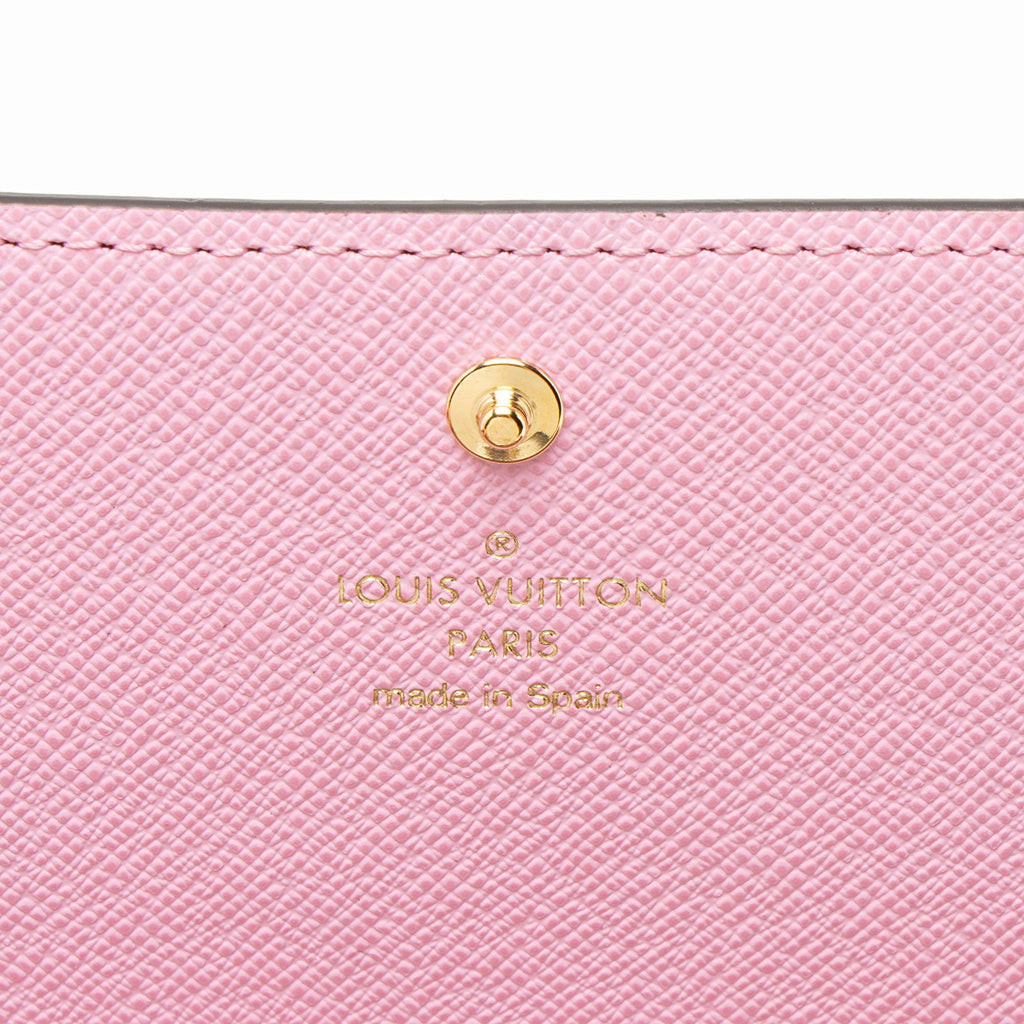 Louis Vuitton Limited Edition Damier Ebene Vivienne Paris Sarah Wallet