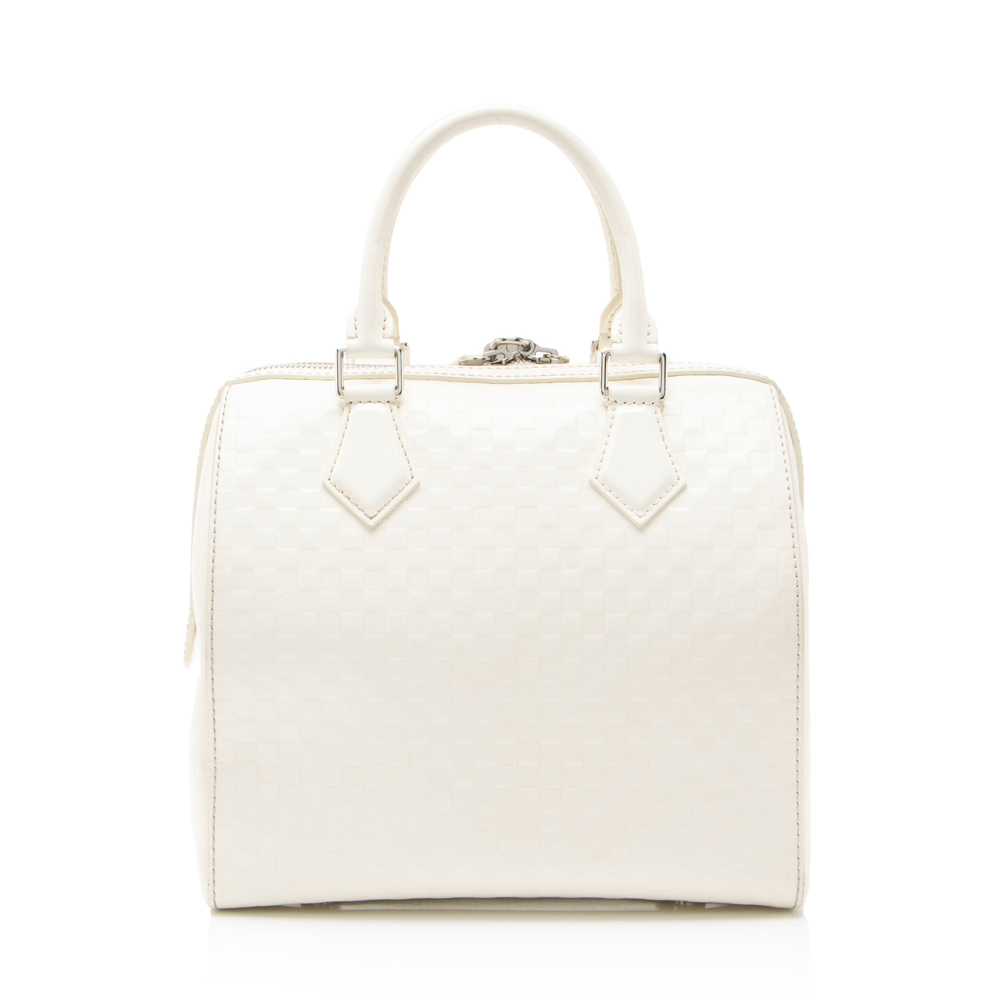 Louis Vuitton Limited Edition Damier Facette Speedy Cube Satchel