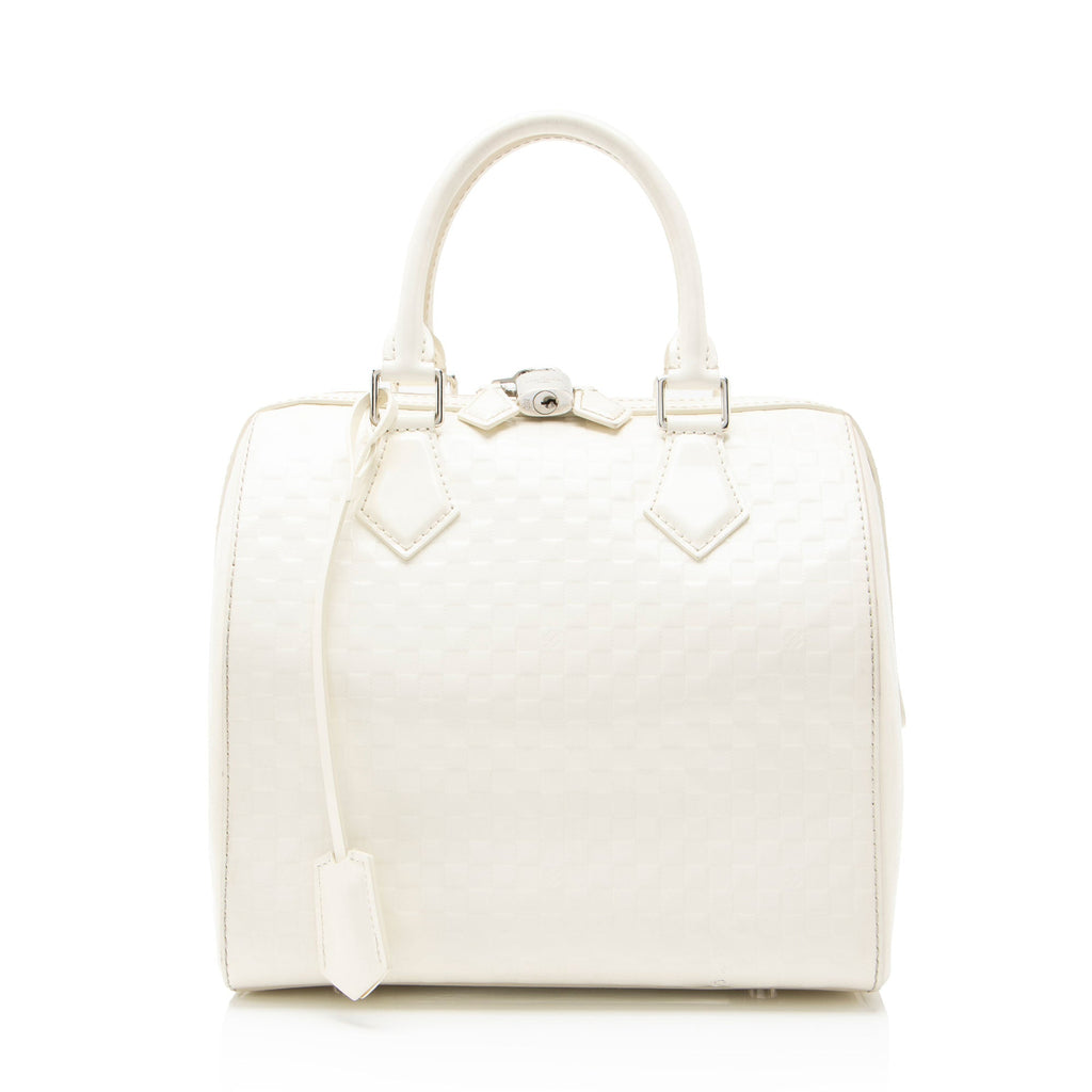 Louis Vuitton Limited Edition Damier Facette Speedy Cube Satchel