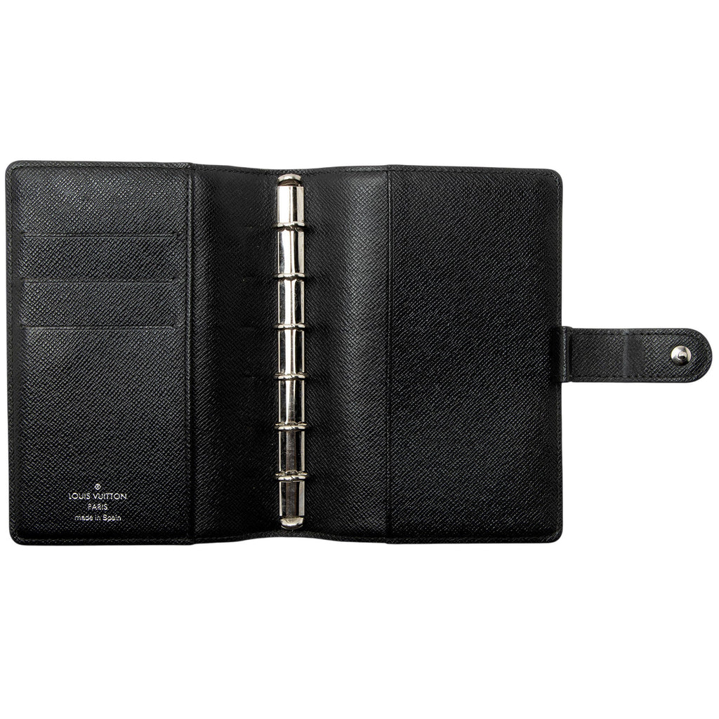 Louis Vuitton Limited Edition Damier Graphite Les Illustres Small Ring Agenda Cover