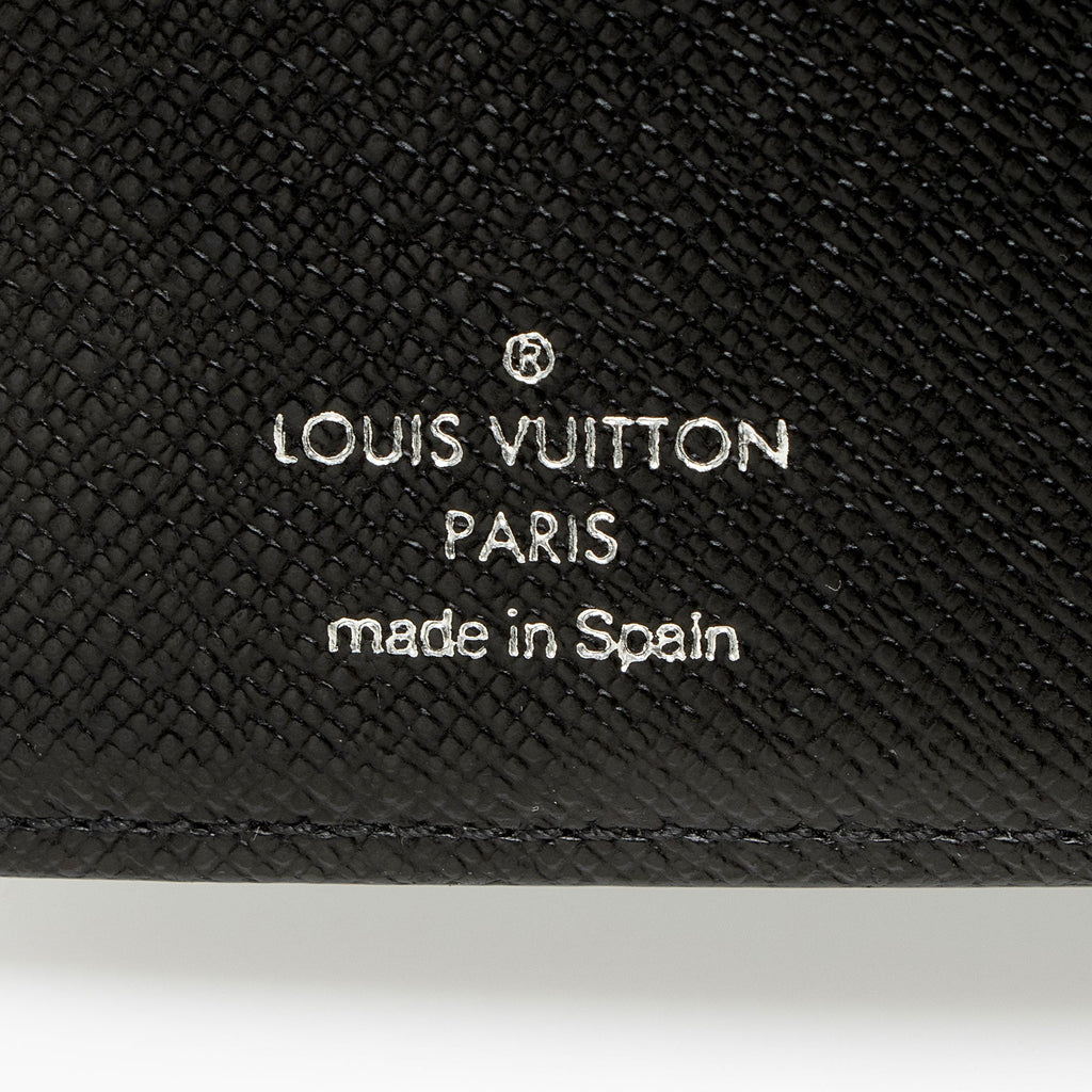 Louis Vuitton Limited Edition Damier Graphite Les Illustres Small Ring Agenda Cover