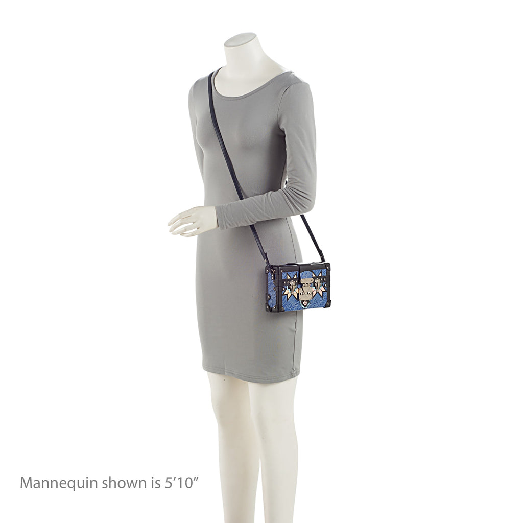 Louis Vuitton Limited Edition Epi Leather Azteque Petite Malle Bag (SHF-K5ZUGW)
