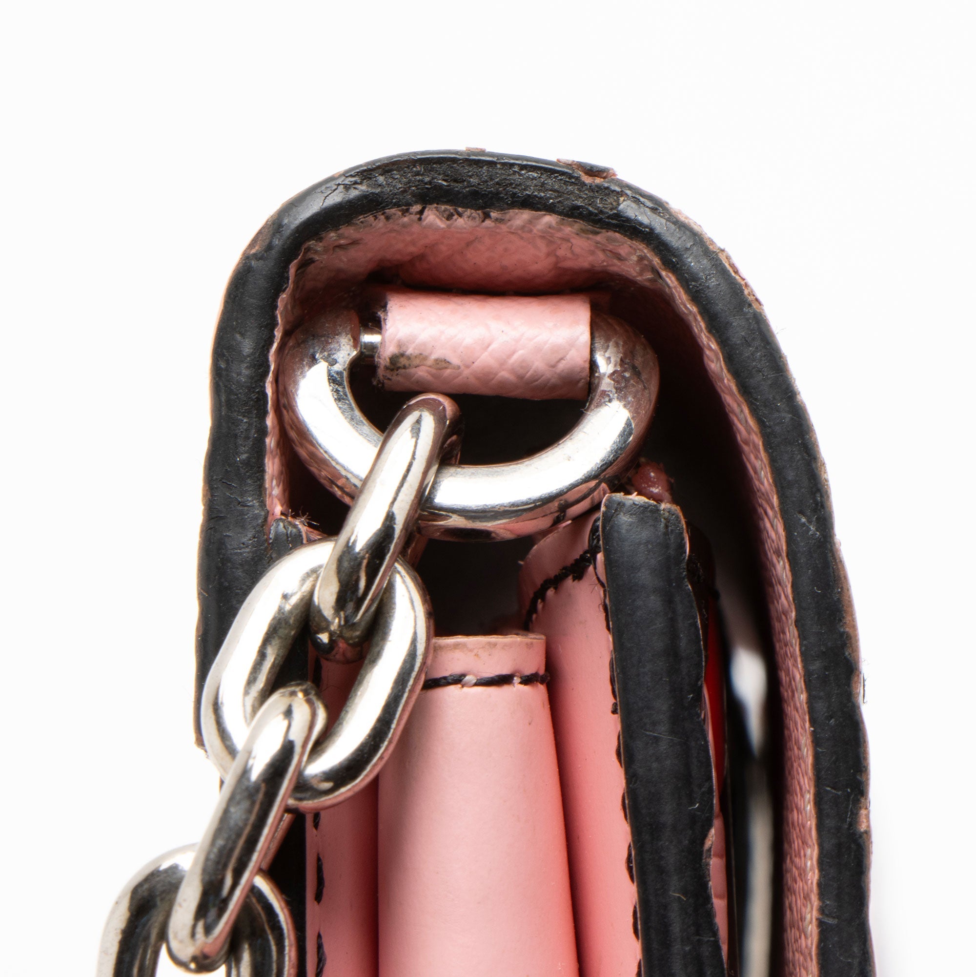 Louis Vuitton Limited Edition Epi Leather Chain Flower Twist Chain Wallet