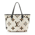 Louis Vuitton Limited Edition Giant Monogram Canvas Jungle Neverfull MM Tote