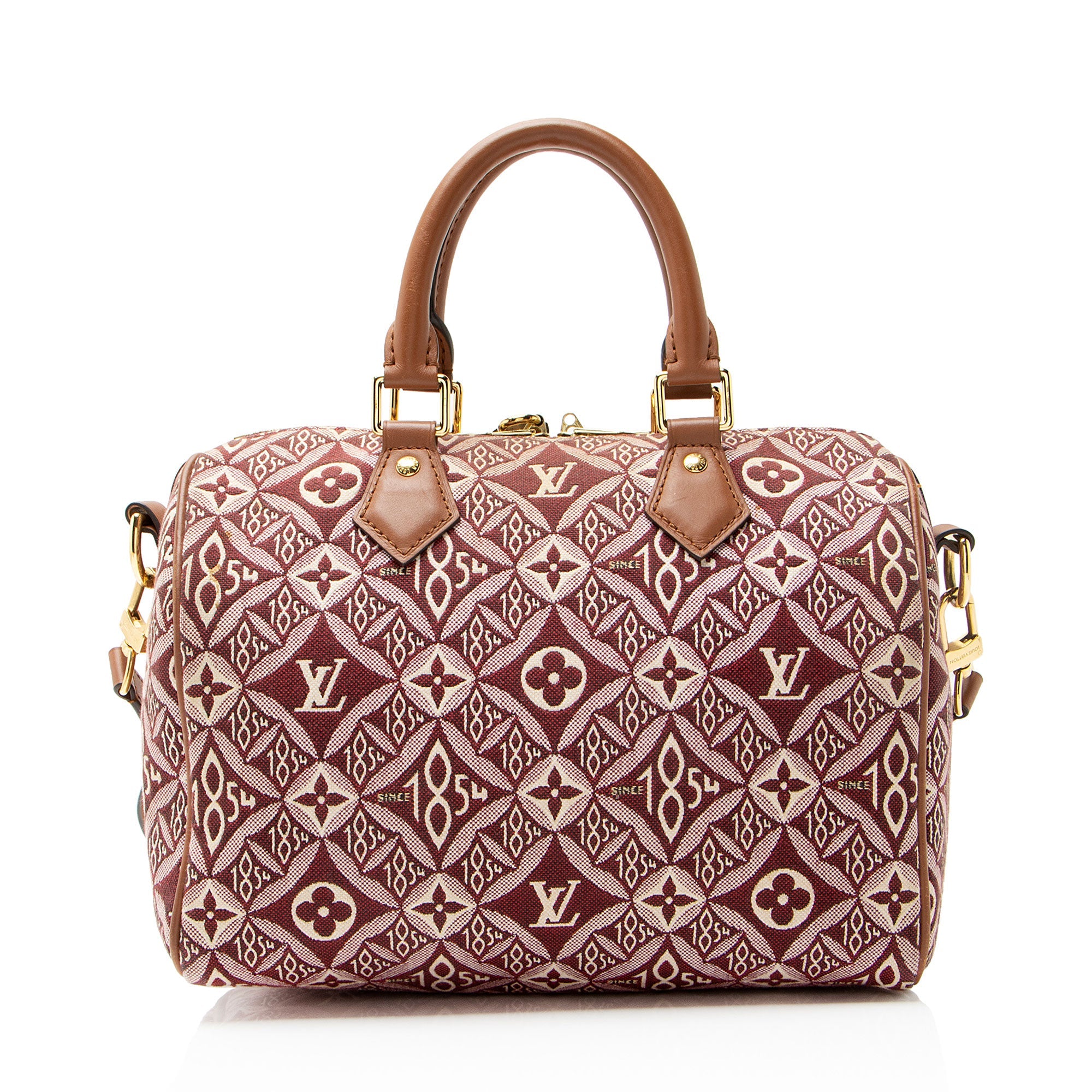 Louis Vuitton Limited Edition Jacquard Since 1854 Speedy Bandouliere 25 Satchel
