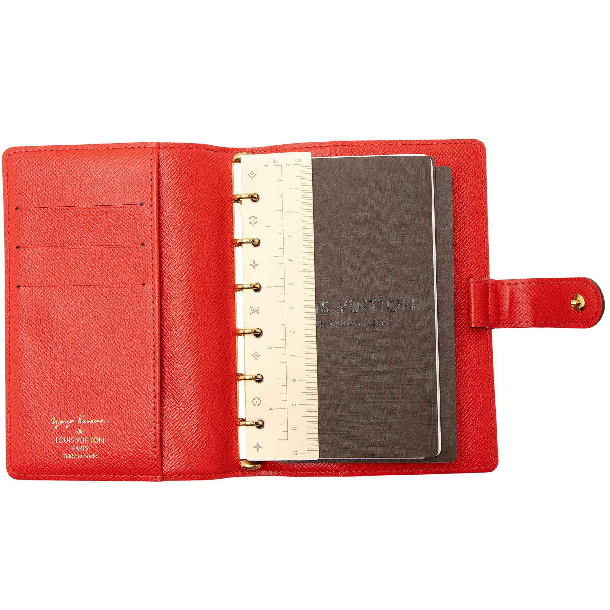 Louis Vuitton Limited Edition Kusama Small Ring Agenda Cover