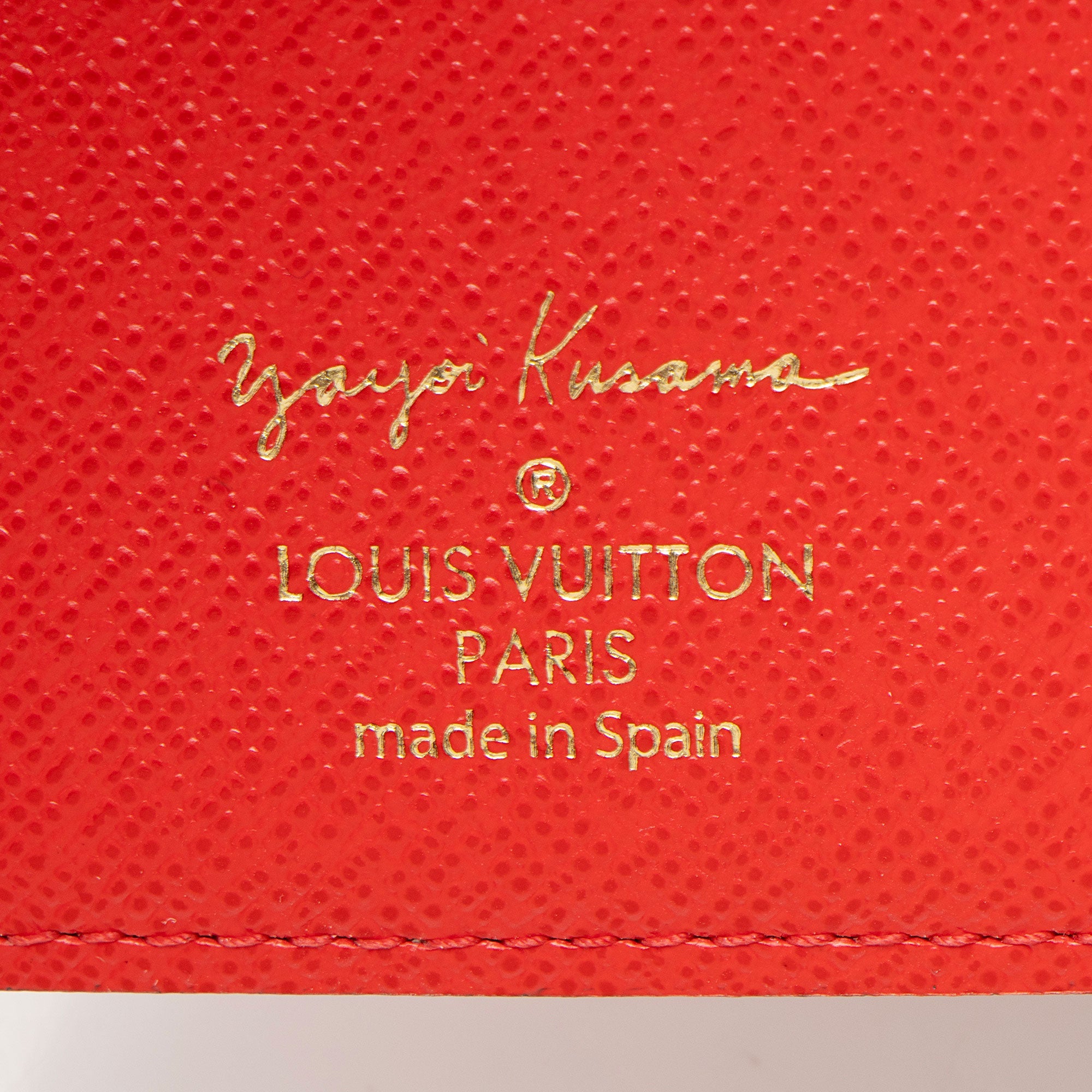Louis Vuitton Limited Edition Kusama Small Ring Agenda Cover