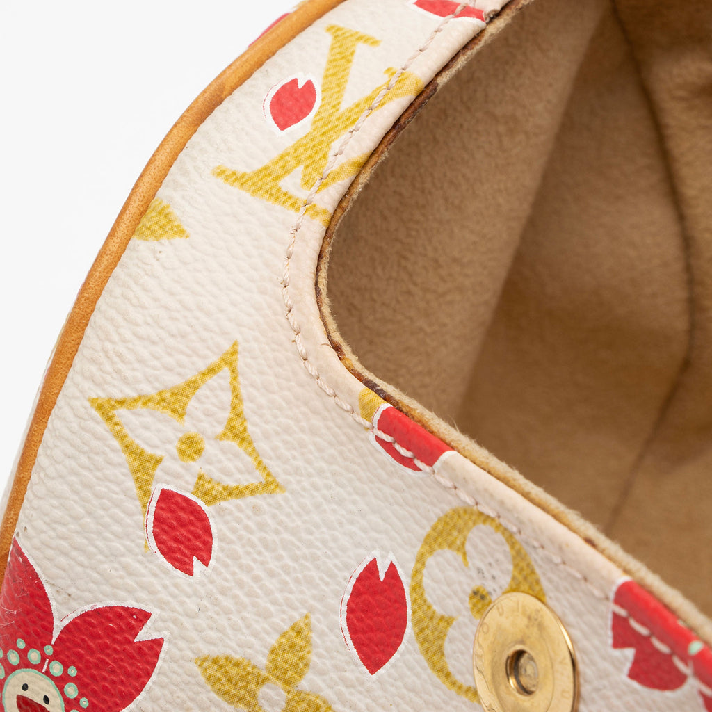 Louis Vuitton Limited Edition Monogram Canvas Cherry Blossom Papillon Satchel (SHF-3p8Y2x)