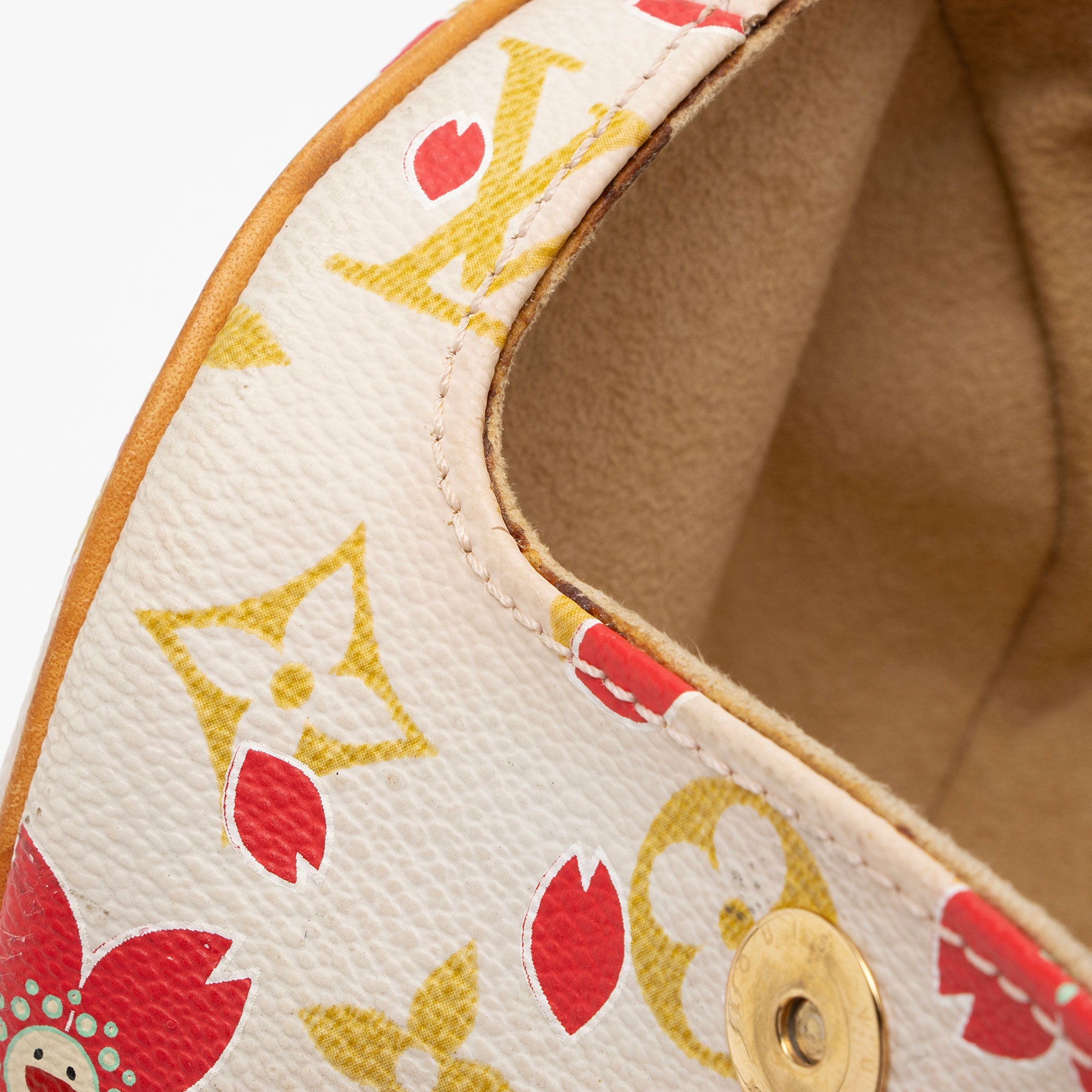 Louis Vuitton Limited Edition Monogram Canvas Cherry Blossom Papillon Satchel (SHF-3p8Y2x)