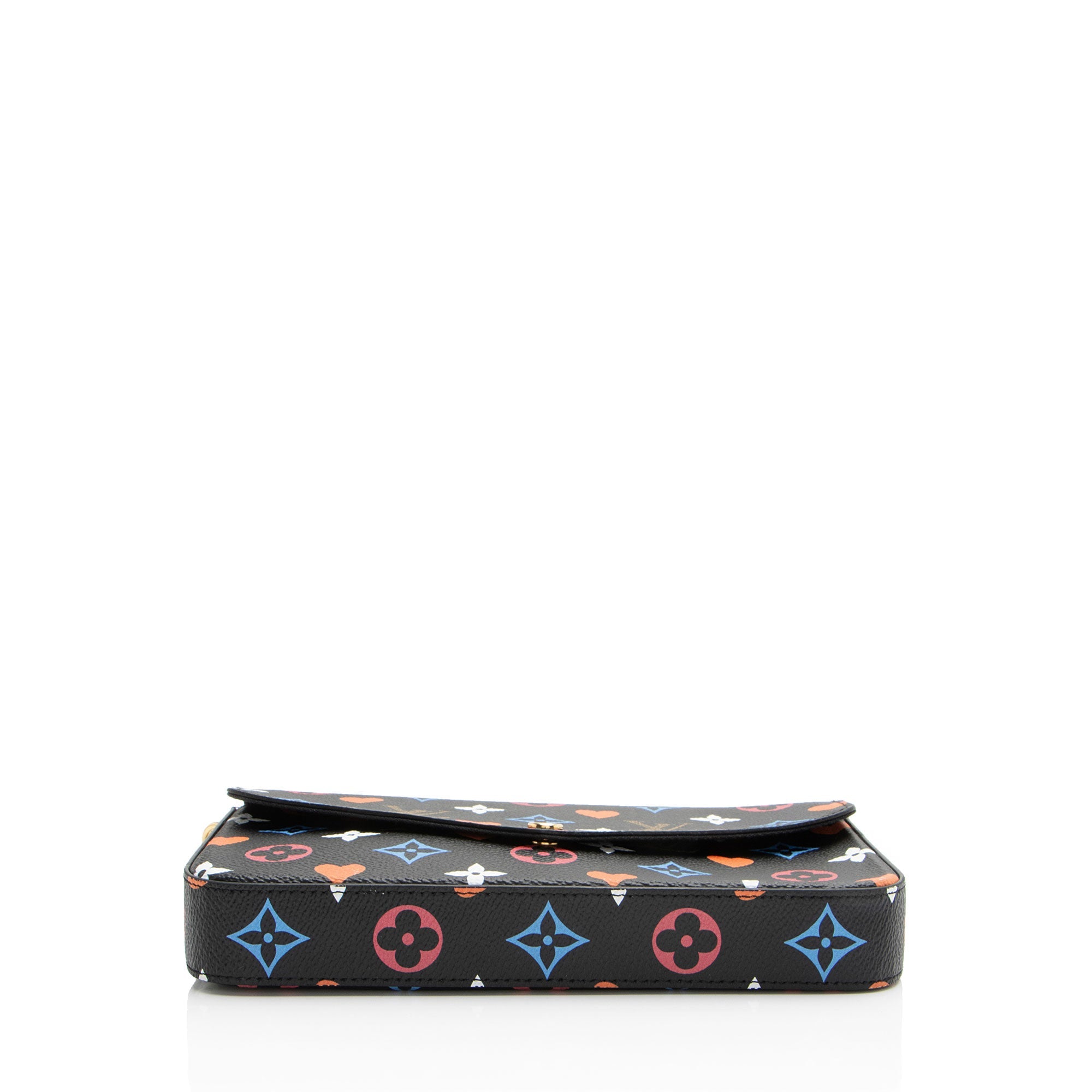 Louis Vuitton Limited Edition Monogram Canvas Game On Felicie Pochette
