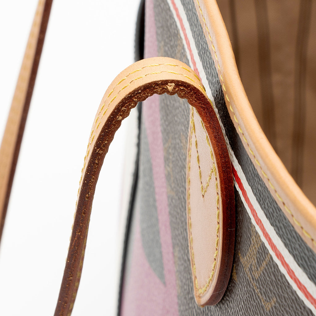 Louis Vuitton Limited Edition Monogram Canvas Game On Neverfull MM Tote