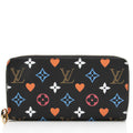 Louis Vuitton Limited Edition Monogram Canvas Game On Zippy Wallet