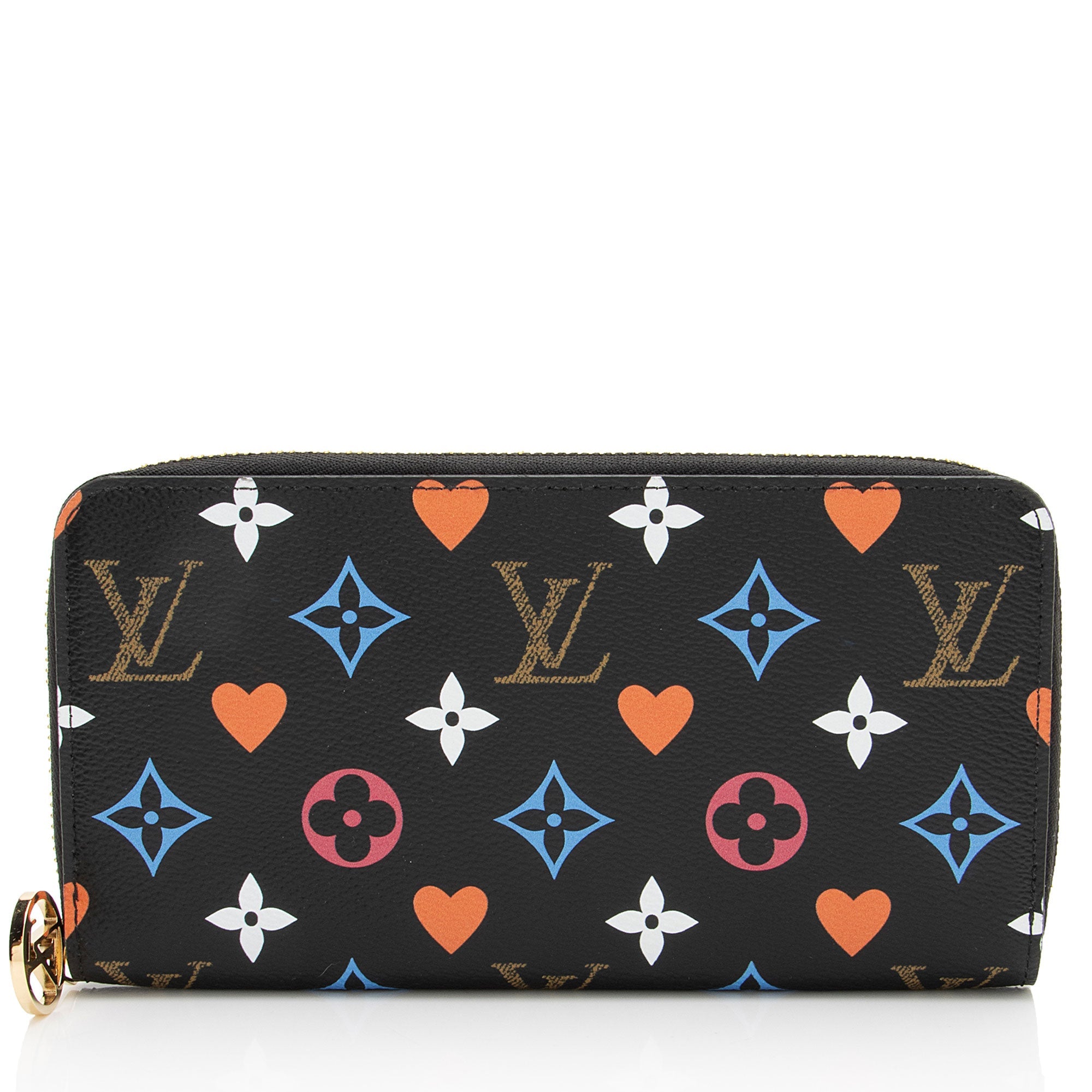 Louis Vuitton Limited Edition Monogram Canvas Game On Zippy Wallet