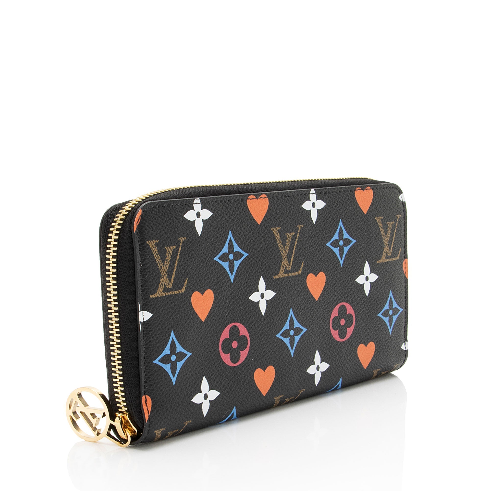 Louis Vuitton Limited Edition Monogram Canvas Game On Zippy Wallet
