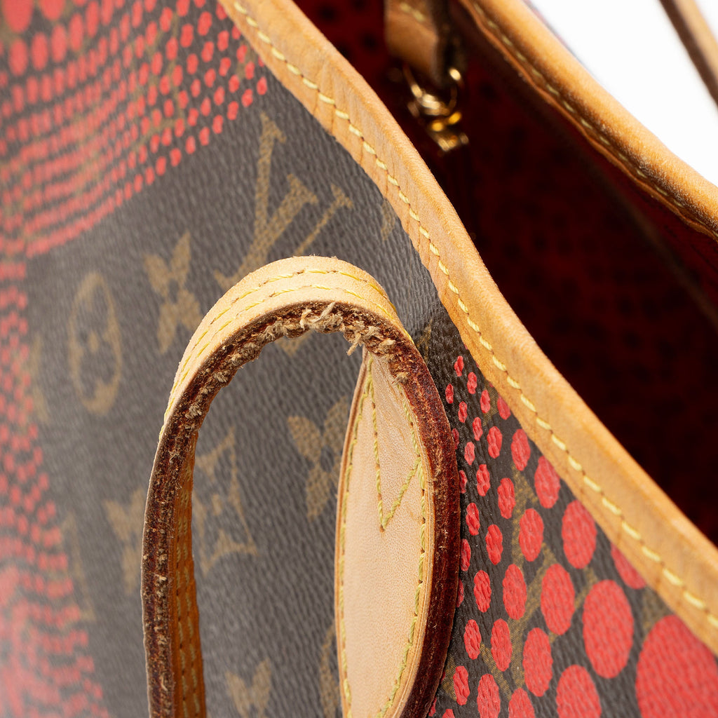 Louis Vuitton Limited Edition Monogram Canvas Kusama Neverfull MM Tote