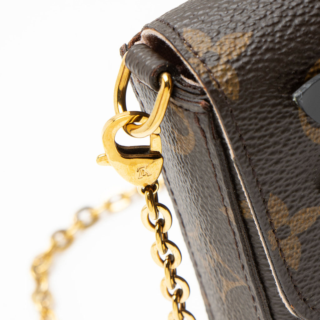 Louis Vuitton Limited Edition Monogram Canvas Lovely Birds Felicie Pochette