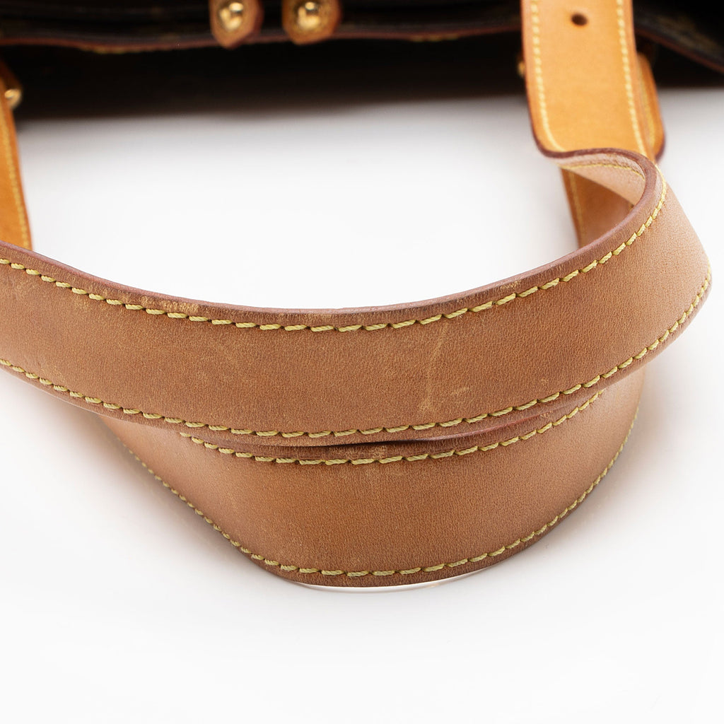 Louis Vuitton Limited Edition Monogram Canvas Riveting Satchel
