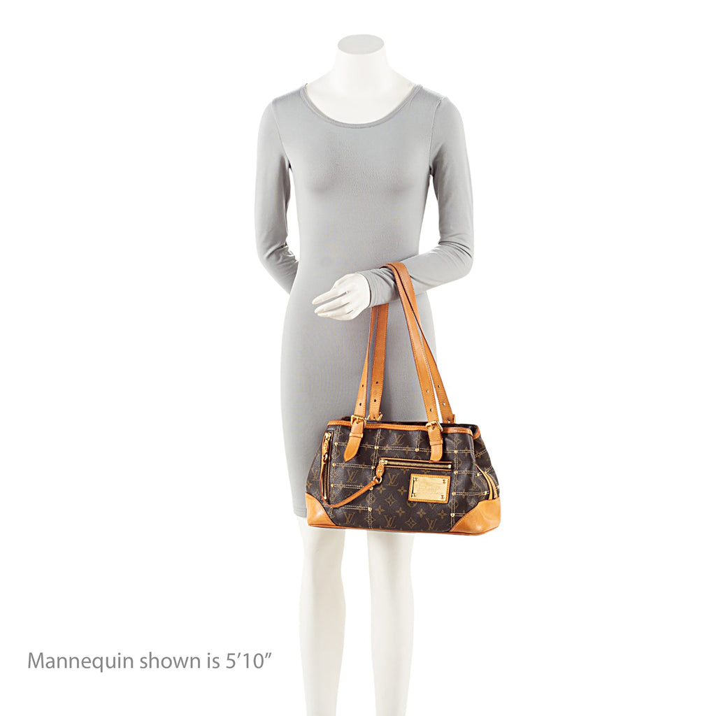 Louis Vuitton Limited Edition Monogram Canvas Riveting Satchel