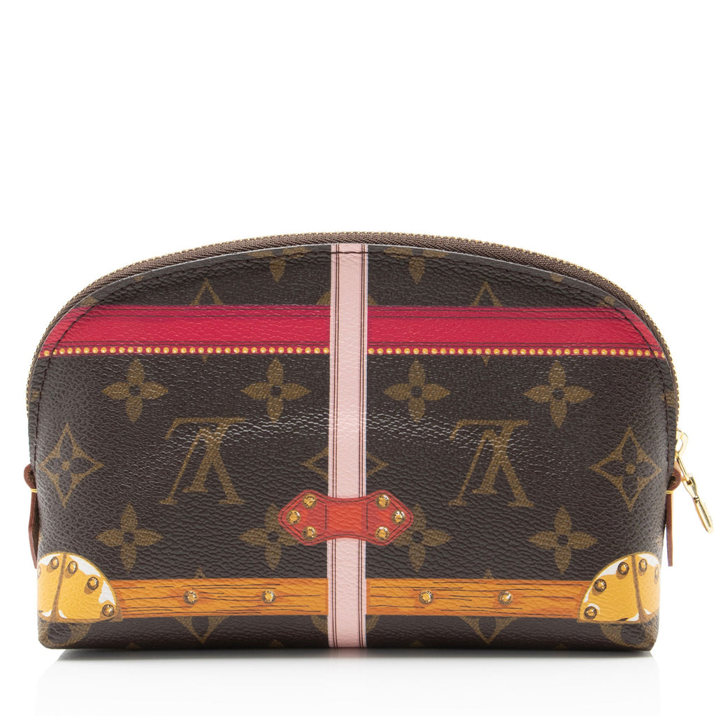 Louis Vuitton Limited Edition Monogram Canvas Summer Trunk Cosmetic Pouch