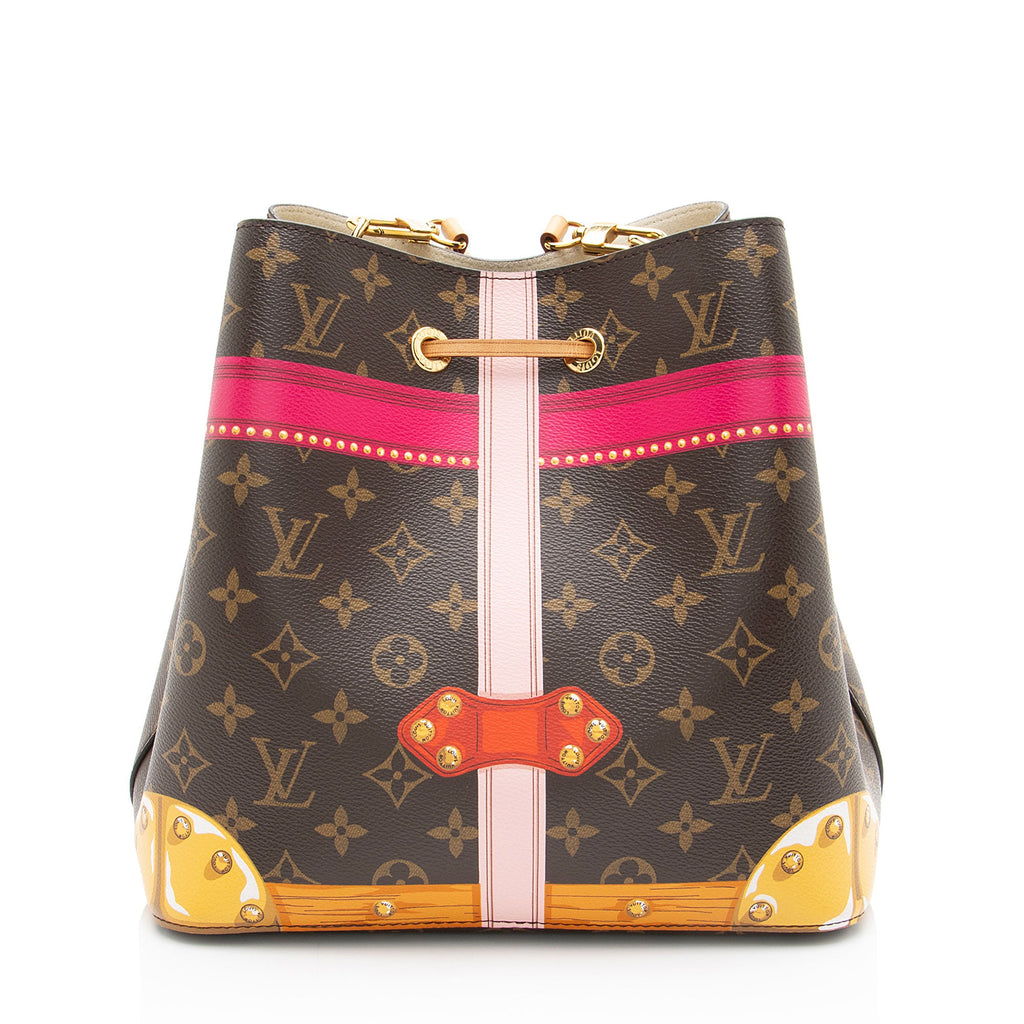 Louis Vuitton Limited Edition Monogram Canvas Summer Trunk Neonoe MM Shoulder Bag