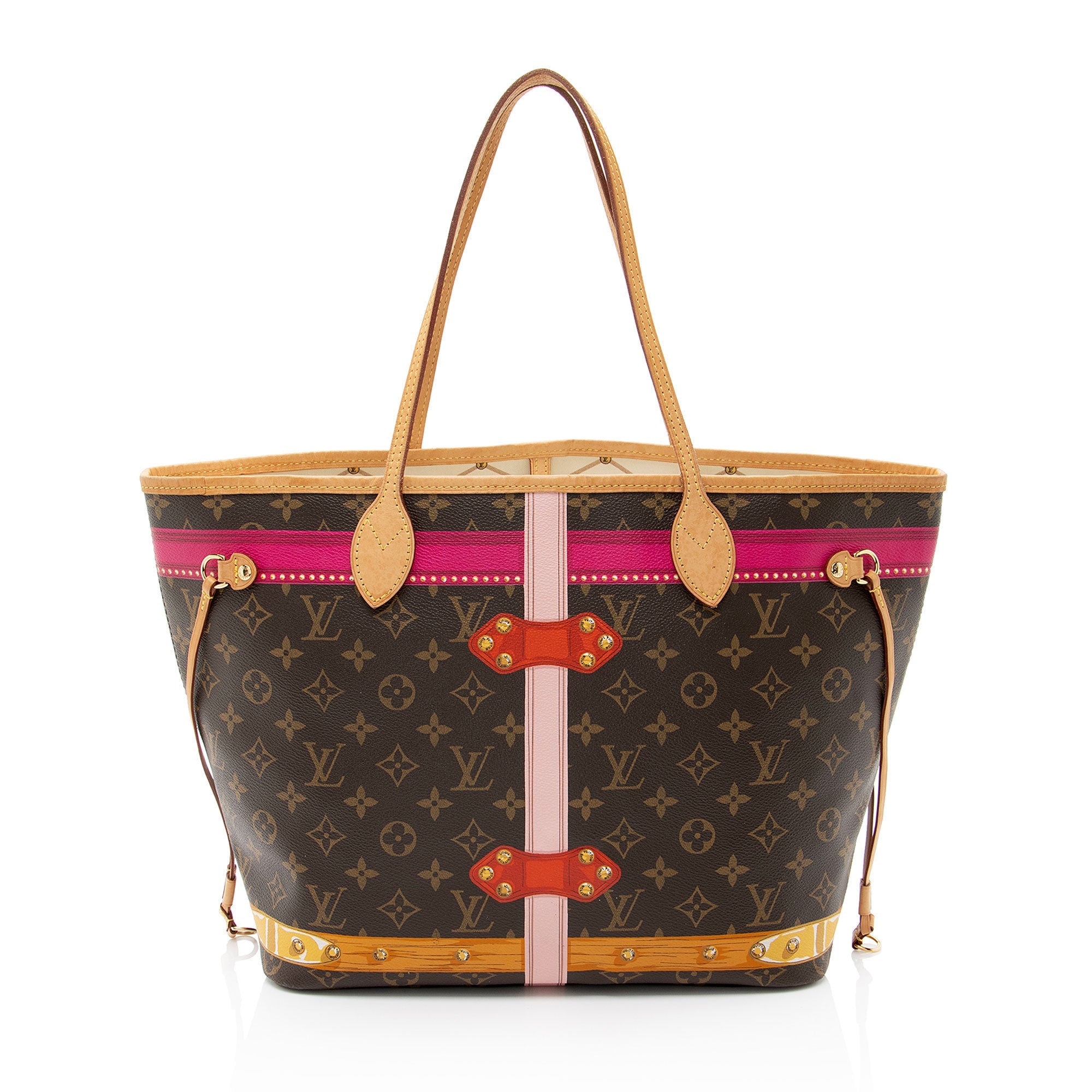 Louis Vuitton Limited Edition Monogram Canvas Summer Trunk Neverfull MM Tote