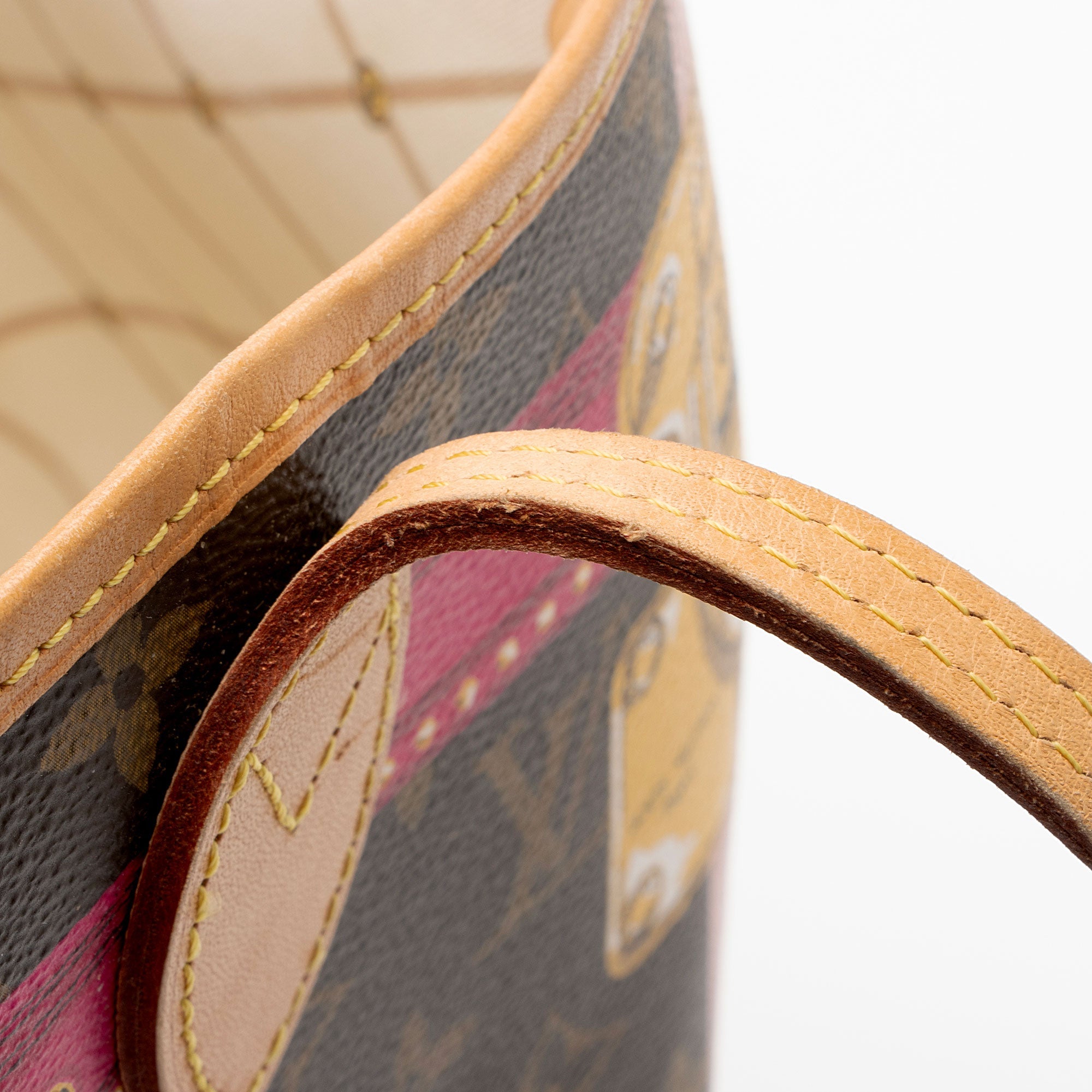 Louis Vuitton Limited Edition Monogram Canvas Summer Trunk Neverfull MM Tote