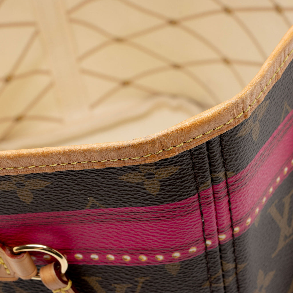 Louis Vuitton Limited Edition Monogram Canvas Summer Trunk Neverfull MM Tote