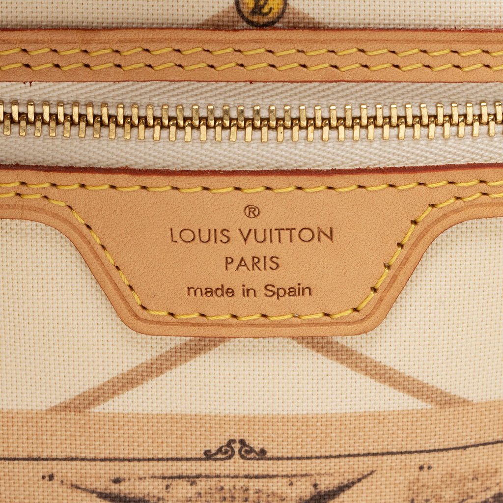 Louis Vuitton Limited Edition Monogram Canvas Summer Trunk Neverfull MM Tote