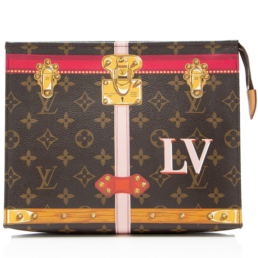 Louis Vuitton Limited Edition Monogram Canvas Summer Trunk Toiletry Pouch 26