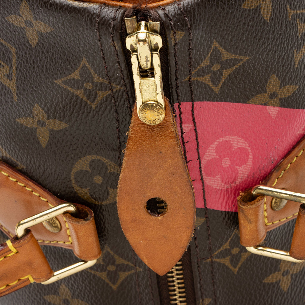 Louis Vuitton Monogram Canvas V Speedy 30 Satchel - FINAL SALE (SHF-ETgDwY)
