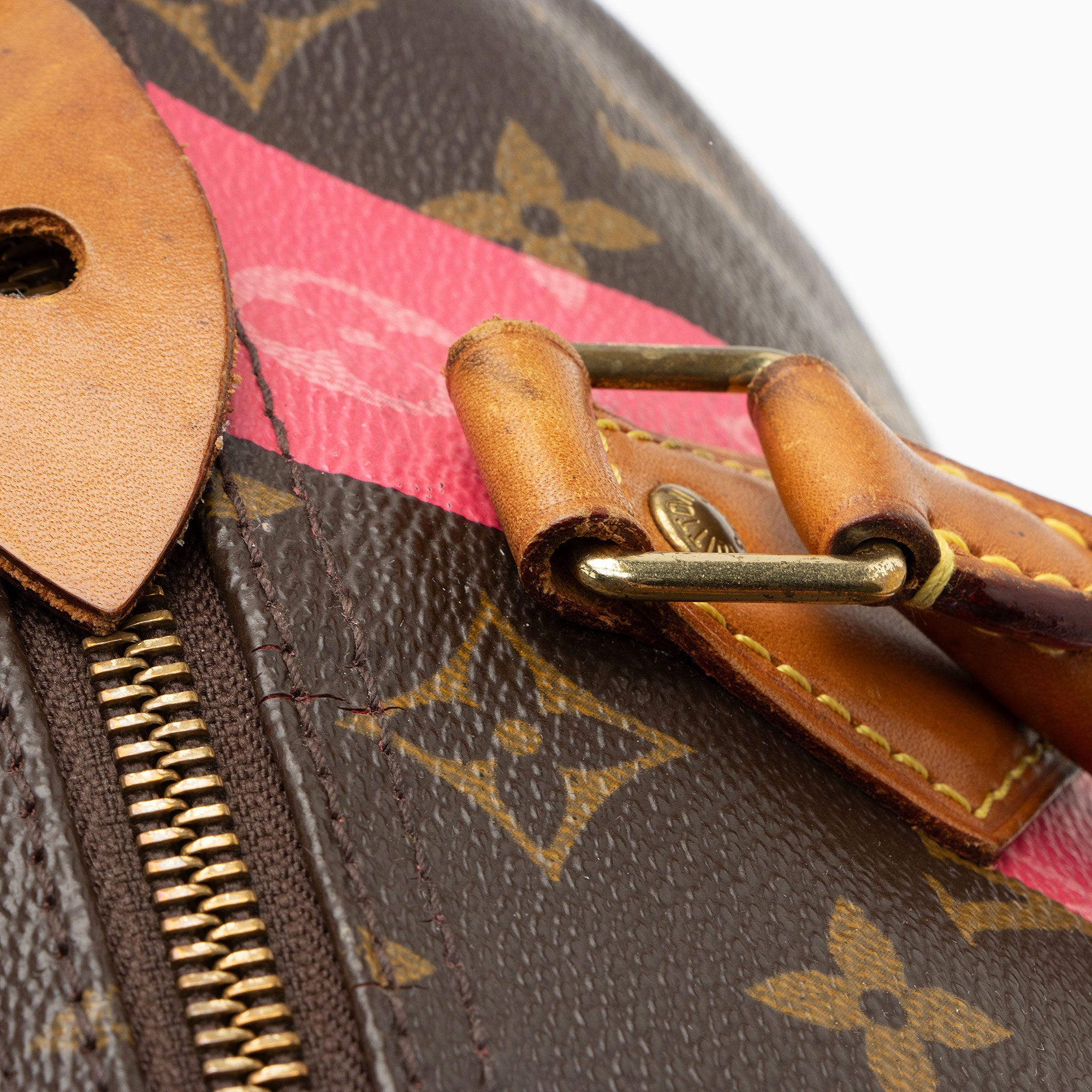 Louis Vuitton Monogram Canvas V Speedy 30 Satchel - FINAL SALE (SHF-ETgDwY)