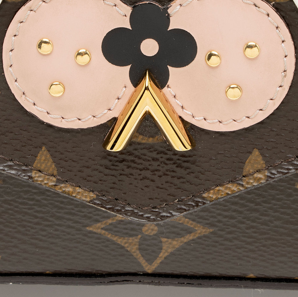 Louis Vuitton Limited Edition Monogram Canvas Valentine Dog Felicie Pochette