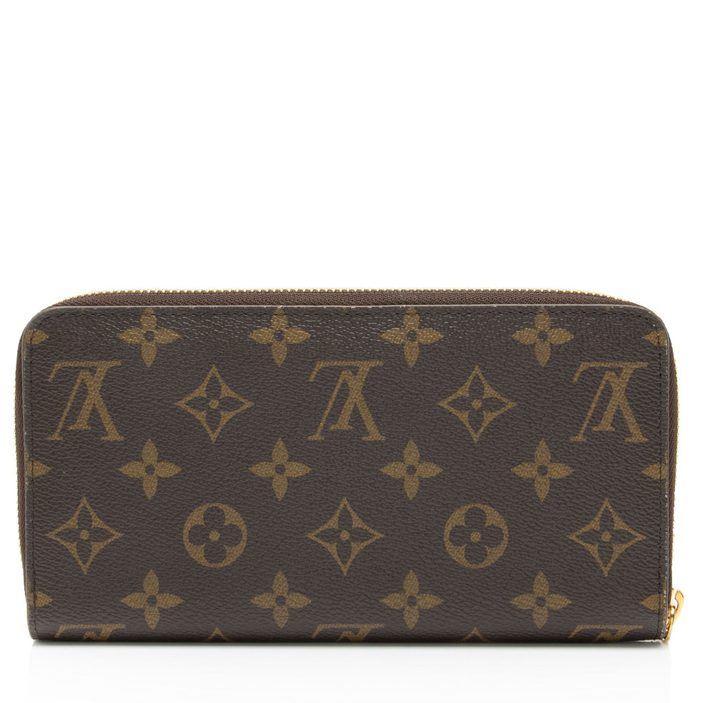 Louis Vuitton Limited Edition Monogram Canvas Vivienne Ice Skating Zippy Wallet