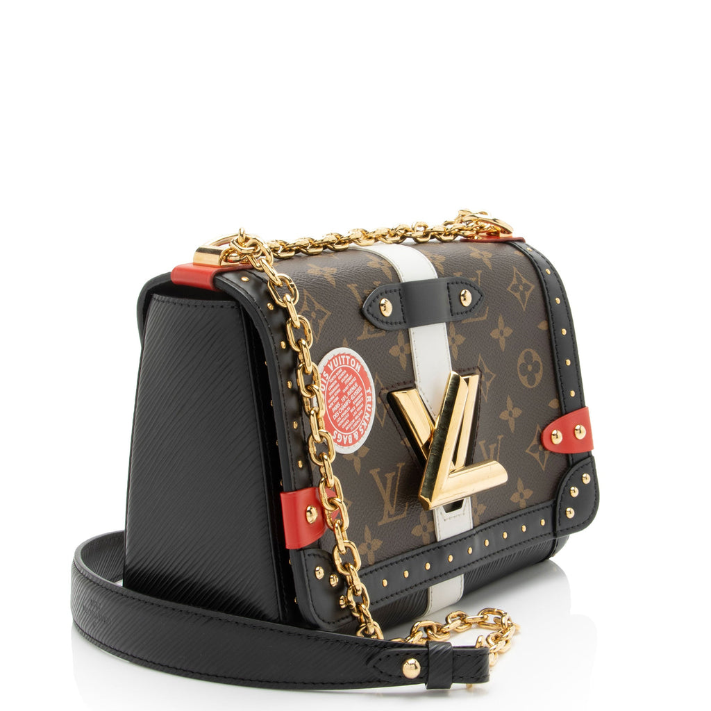 Louis Vuitton Limited Edition Monogram Epi Leather Trunk Twist MM Shoulder Bag