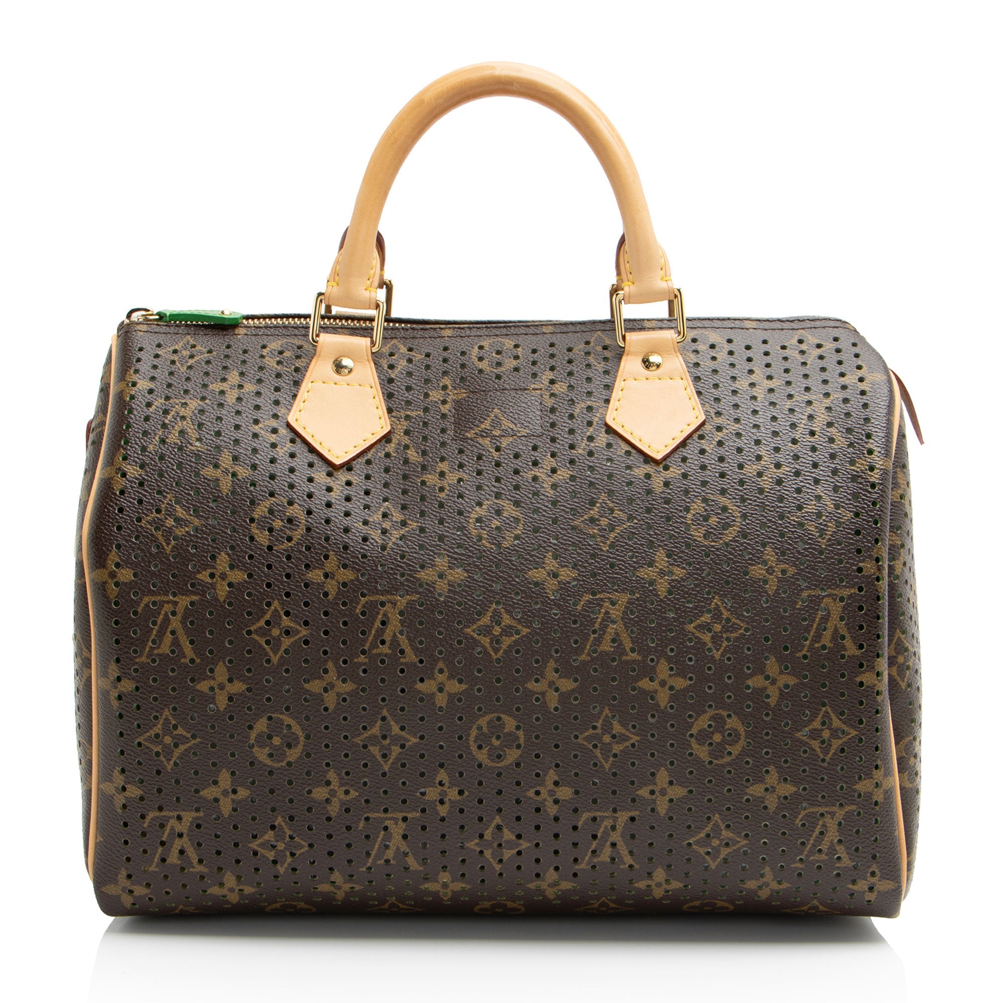 Louis Vuitton Limited Edition Monogram Perforated Speedy 30 Satchel