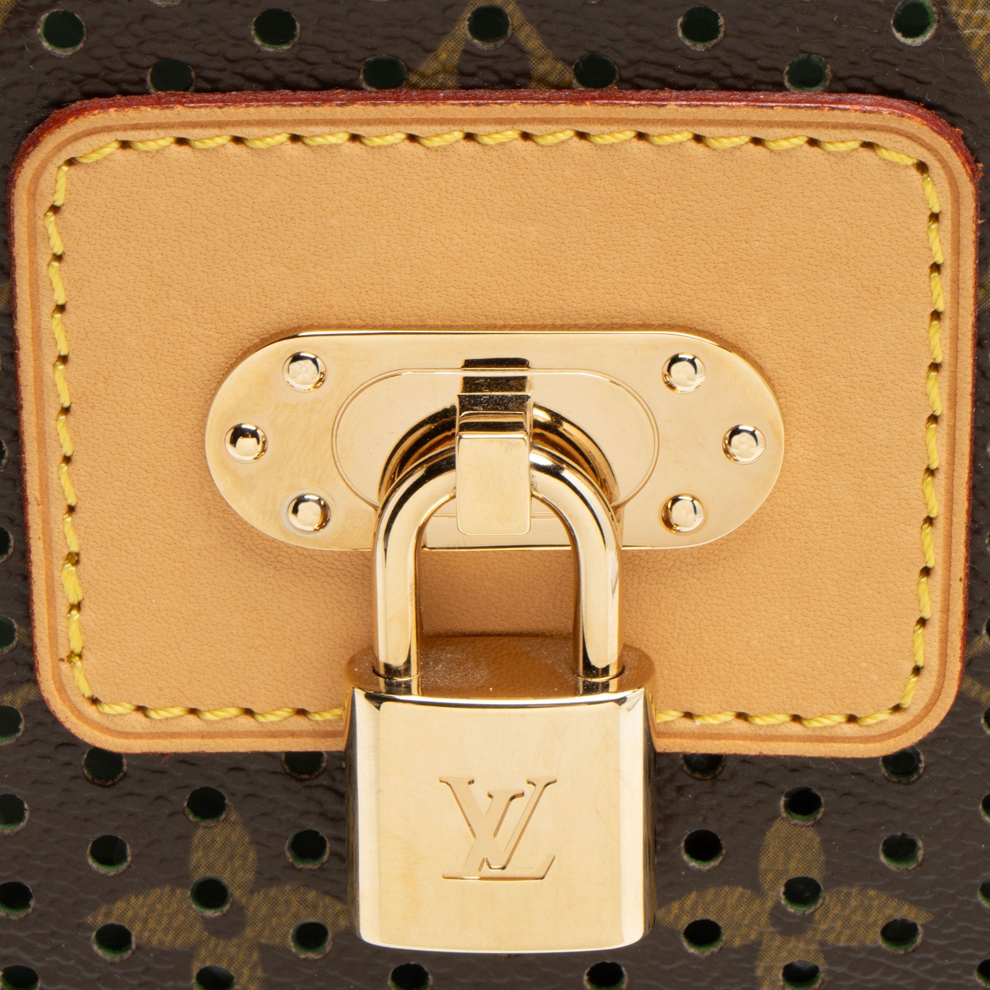 Louis Vuitton Limited Edition Monogram Perforated Speedy 30 Satchel