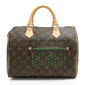 Louis Vuitton Limited Edition Monogram Perforated Speedy 30 Satchel