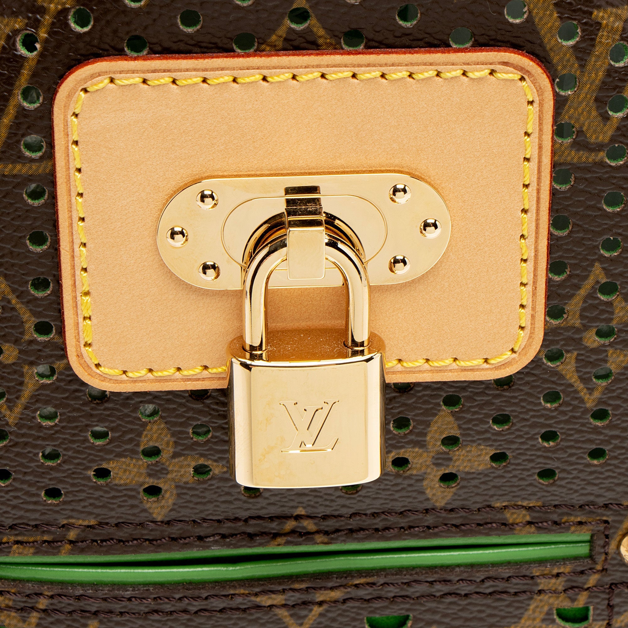 Louis Vuitton Limited Edition Monogram Perforated Speedy 30 Satchel