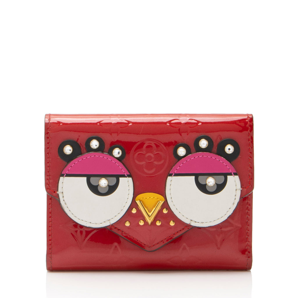 Louis Vuitton Limited Edition Monogram Vernis Lovely Birds Victoire Wallet