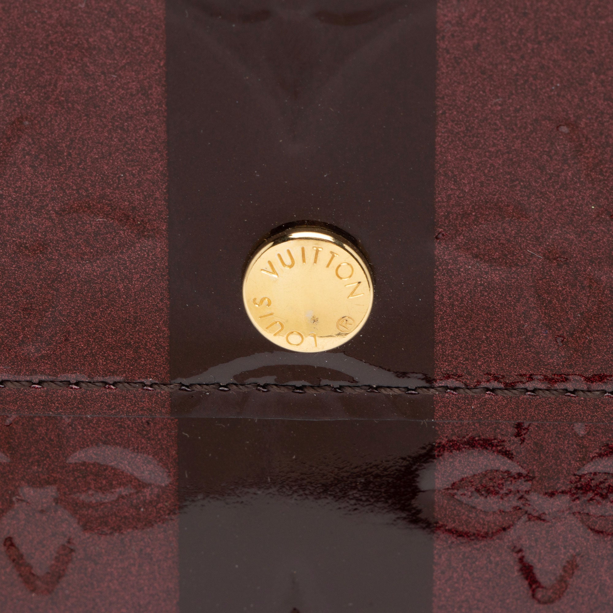 Louis Vuitton Limited Edition Monogram Vernis Rayures Sarah Wallet