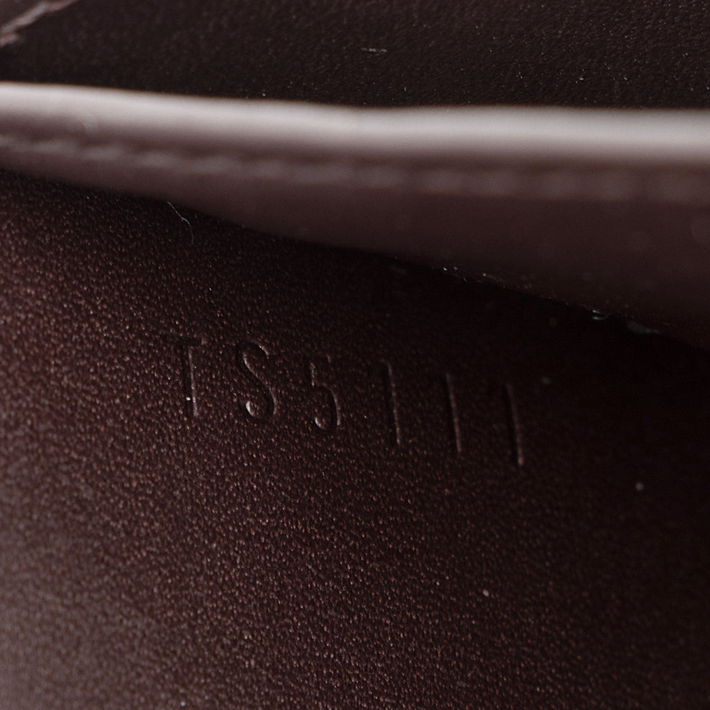 Louis Vuitton Limited Edition Monogram Vernis Rayures Sarah Wallet