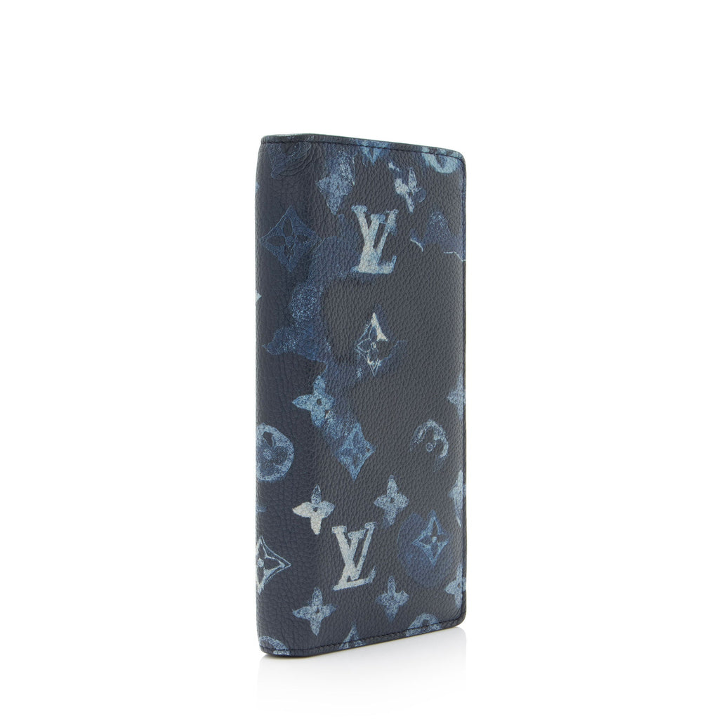 Louis Vuitton Limited Edition Monogram Watercolor Brazza Wallet